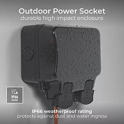 BG OUTDOOR IP66 RATED SOCKET