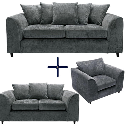 Cheswick Chenille Luxury Sofa Set – Comfortable Modern Living Room Couch