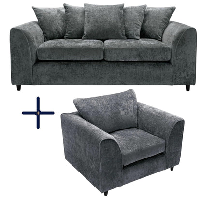 Cheswick Chenille Luxury Sofa Set – Comfortable Modern Living Room Couch