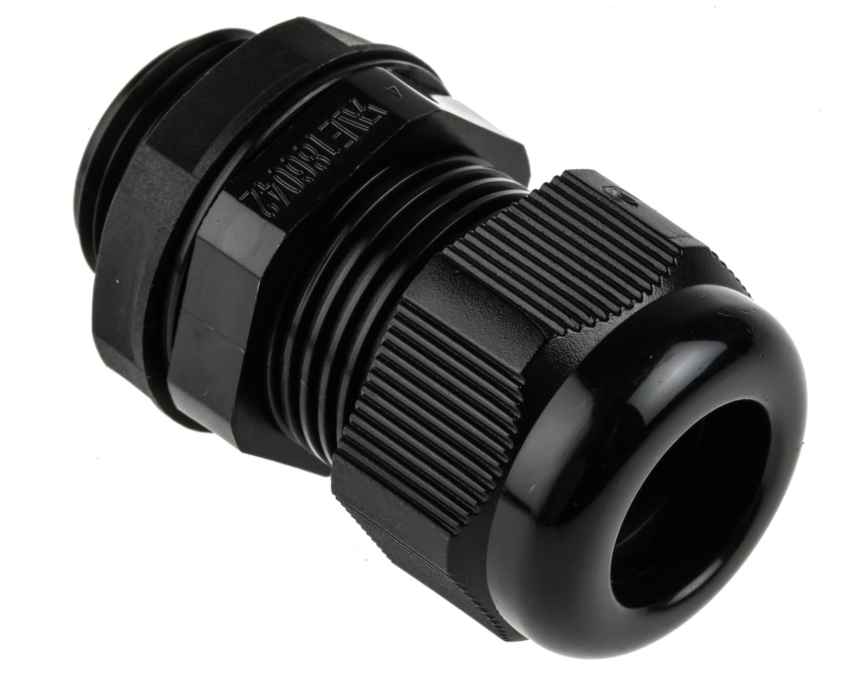 IP68 Waterproof Black Cable Gland M20, 20MM