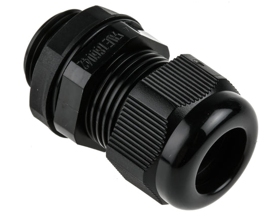IP68 Waterproof Black Cable Gland M20, 20MM